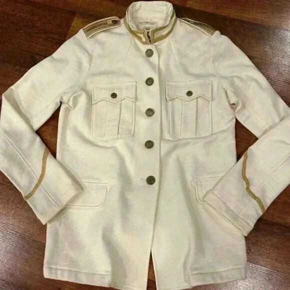 Denim & Supply Ralph Lauren Women French Terry Military Jacket Size Large - Picture 1 of 11